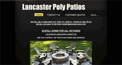 Desktop Screenshot of lancasterpolypatios.com